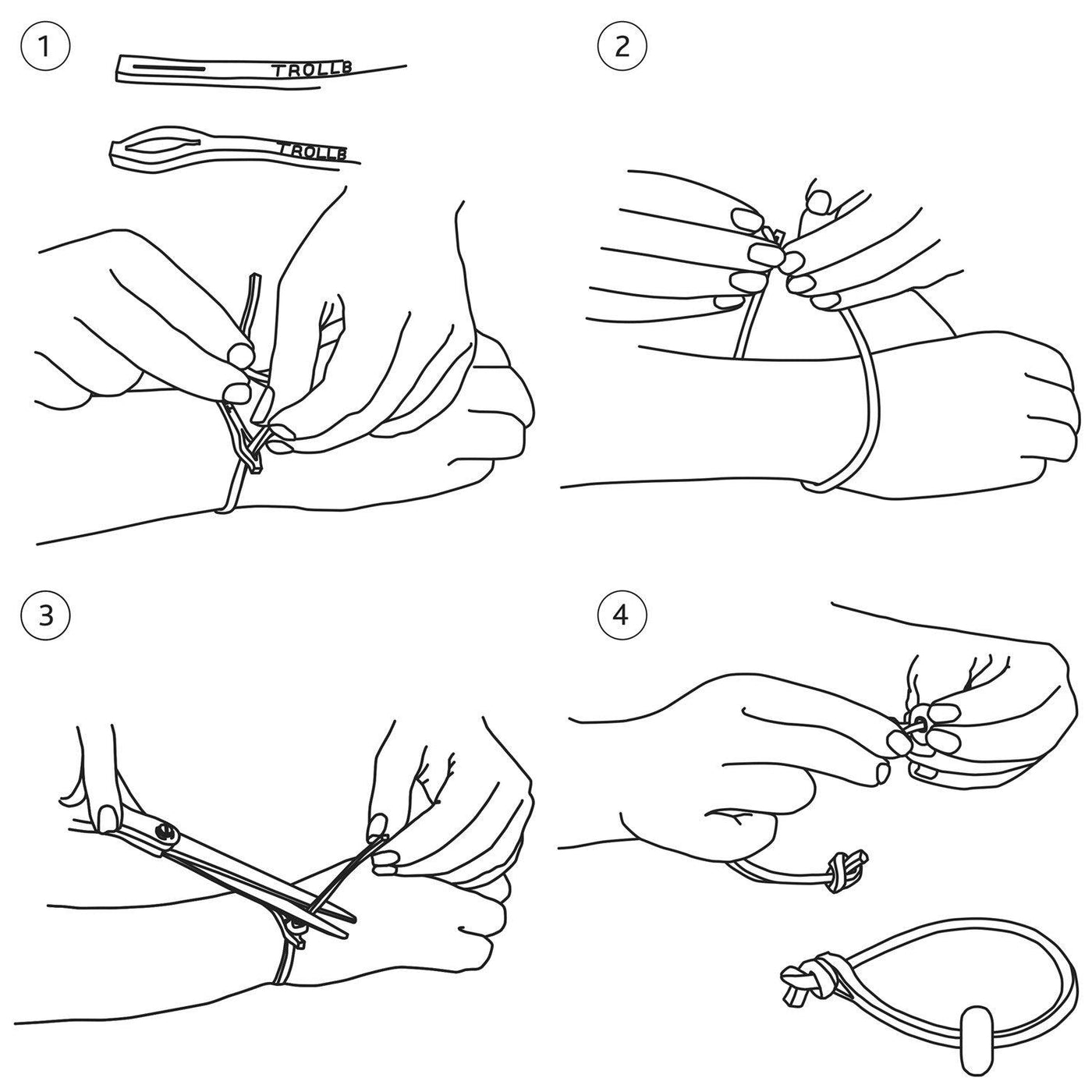 Bőr Karkötő, Barna - Trollbeads Ékszerek Magyarország