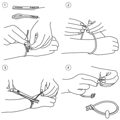 Bőr Karkötő, Barna - Trollbeads Ékszerek Magyarország