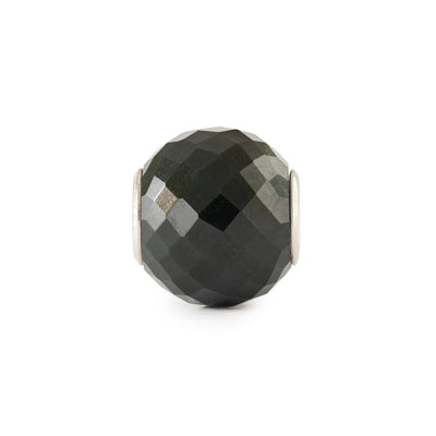Kulatý zelený chalcedon facetovaný
