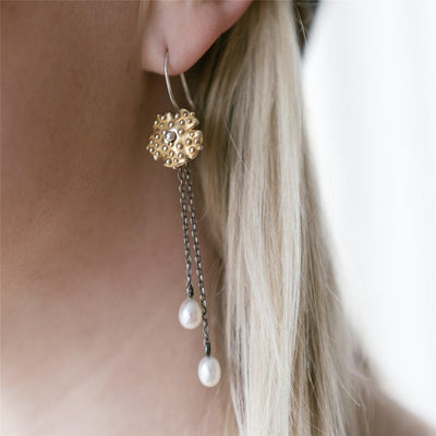 Reggeli Harmat Fülbevaló Medál Aranyozott - Trollbeads Ékszerek Magyarország