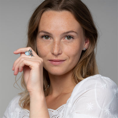 Fantazijní prsten „Mořská panna“