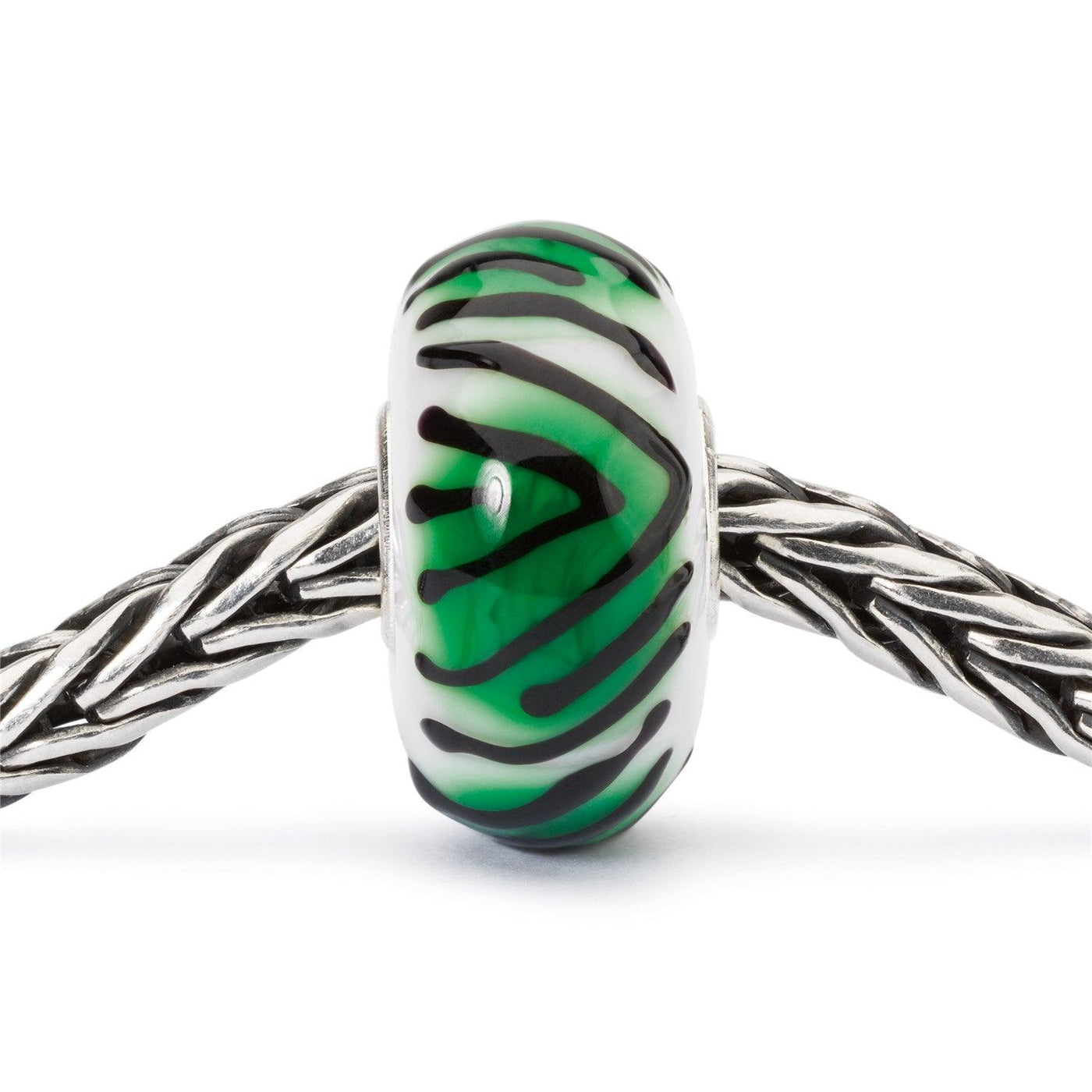 Smaragd tigris bead - Trollbeads Ékszerek Magyarország